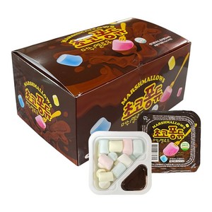 초코퐁듀 머쉬멜로우 (1box), 23g, 24개