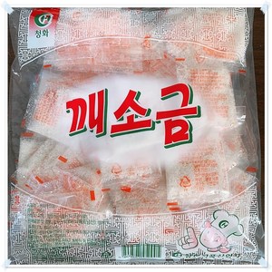 청화깨소금 치킨 순대 똥집 계란 일회용 비닐 포장 양념소금 3g 100개입, 1개, 300g