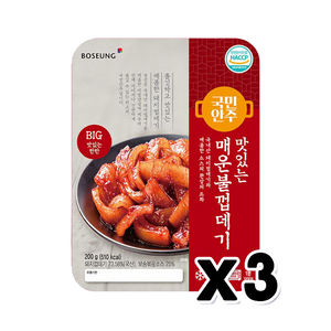 보승 맛있는 매운불껍데기 간편조리안주 200g x 3개