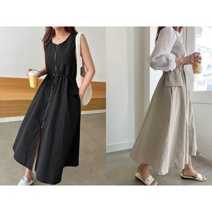 (혀니언니) 나사링집업 원피스 88까지가능