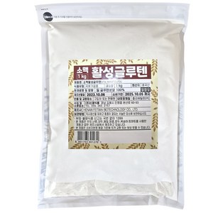 소맥분100% 활성글루텐 1kg, 1개