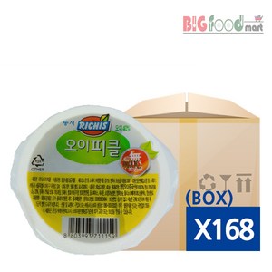 (주)동서 리치스 오이피클 컵, 80g, 168개