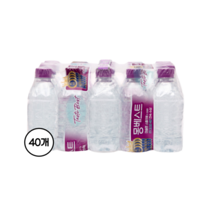 몽베스트 위드어스 무라벨 생수, 330ml, 40개