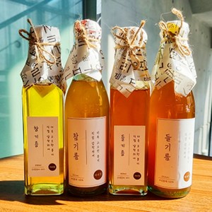 국산 100% 참기름 들기름 추석선물세트 300ml, 1개