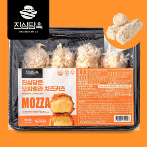 진심담육 수제 모짜렐라 치즈돈까스, 120g, 4개