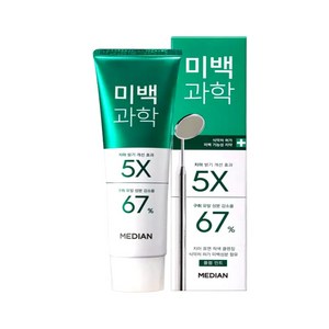 메디안 미백과학 플럼민트향 치약, 100g, 6개