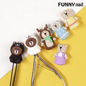 [퍼니네일] 냥이 니퍼캡 3종 케릭터 니퍼캡 7종 고양이 발바닥 네일니퍼캡 네일아트, 1개, 니퍼캡-11