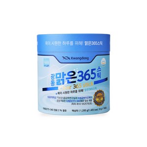 [광동] [직 싱글] 맑은365스틱 100포(12g*100포*1통), 1.2kg, 1개