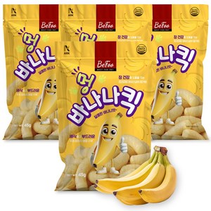 베푸 멍 바나나킥 강아지간식, 4개, 45g, 바나나맛