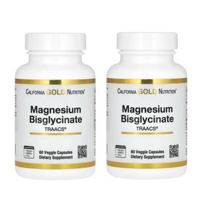 CGN 마그네슘 비스글리시네이트 킬레이트 200mg 60캡슐, 60정, 2개