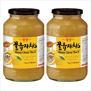 꽃샘 꿀유자차S, 1kg, 1개입, 2개