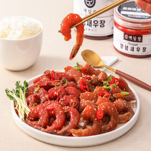 애담정 프리미엄 무방부제 양념 깐새우장, 1개, 300g