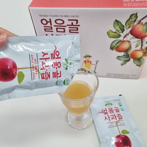 [HACCP인증] 1+1 총50포 100% 밀양 얼음골 프리미엄 사과즙 120ml 무방부제 무색소 무설탕, 3L, 2개