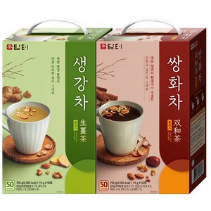 담터 생강차 50T+쌍화차 50T, 1개, 1개입, 15g