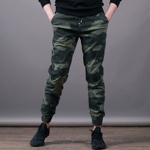 스댕클럽 남여공용 밴드 스판 카모 조거 바지 SBJ2780