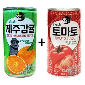 참맑은 제주감귤 175ml(30캔) + 참맑은 토마토 175ml(30캔), 60개, 175ml