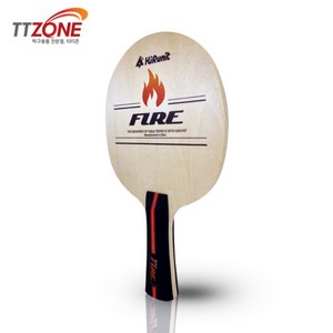 하이러닛 FIRE 파이어 합판라켓 탁구라켓(초보자추천 방과후추천), FL그립, 1개
