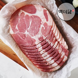 목살베이컨 참나무훈연 순살베이컨 원형베이컨, 1개, 150g