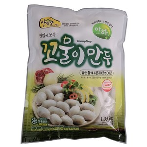 아하식품 고기 꼬물이만두 1.350g, 1.35g, 4개