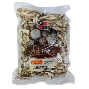 건표고버섯 슬라이스 1kg, 1개