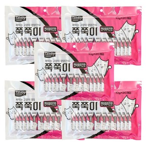 테비 쭉쭉이 묶음, 10g, 100개, 연어와치킨맛