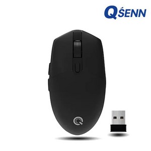 큐센 무선 마우스 M1000, QSENN M1000, 블랙