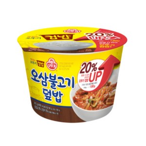 오뚜기 맛있는 컵밥 오삼불고기덮밥, 310g, 12개