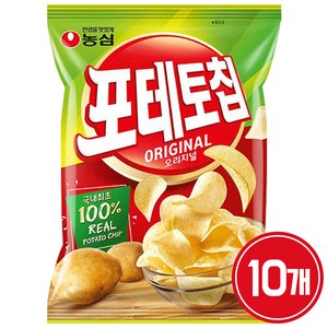 농심 포테토칩 오리지널 60gX10입, 60g, 10개