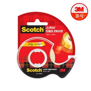 스카치 다용도 테이프 디스펜서 583 18mm x 30m, 30개