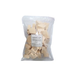 KC 대용량메이크업 웨지 화장퍼프 50개입 (좀 더 큰 사이즈의 화장스폰지), 1개