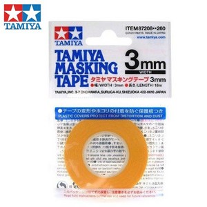 타미야 공구마스킹테이프 [87208] Tamiya Masking Tape 3mm, 1개