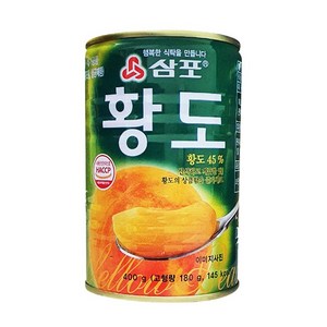 삼포 황도 슬라이스 400g x10캔, 10개