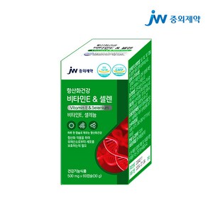 JW중외제약 항산화건강 비타민E & 셀렌 셀레늄 60정, 1개