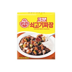 오뚜기3분 쇠고기 짜장, 200g, 24개