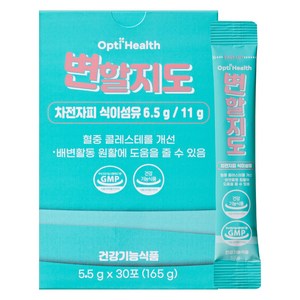 옵티헬스 차전자피 식이섬유 변할지도 30p, 150g, 1개