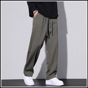 휠렉스 남성 스트레이트핏 세미와이드 밴딩 슬랙스 바지 Y614