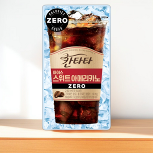 칸타타 스위트 아메리카노 제로 230ml x 50팩 아이스, 상세 설명 참조, 50개