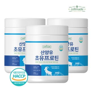 당성분 없는 산양유단백질분말 초유함유 프로틴 300g, 3개