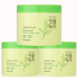 과일나라 첫물녹차 마사지크림 300g, 3개