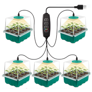 바른식물연구소 LED 리모컨 모종 트레이, 그린 LED 모종트레이 5개세트, 5개