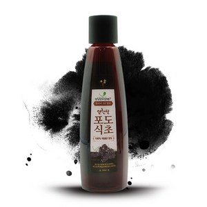 [항아리3년발효] 안현필 천연발효 포도식초, 1개, 550ml