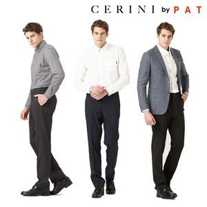 [cerini by PAT] 남성 컴포트 릴렉스 팬츠, 네이비/30