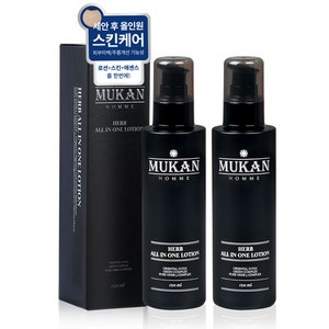 무칸 옴므 허브 올인원 로션, 150ml, 2개