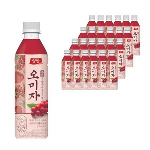 양반 오미자 음료, 500ml, 24개