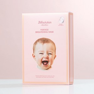 제이엠솔루션 마마 퓨어니스 브라이트닝 마스크팩 유통기한 (2025.05.03) / 윤기보습 광채 미백에센스, 2개, 10매입