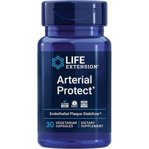 Life Extension 아터리얼 프로텍트 베지테리안 캡슐, 30정, 1개