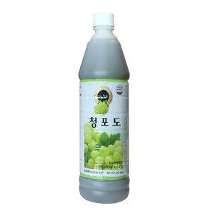 청솔 청포도 음료베이스 835ml / 과일원액, 1개