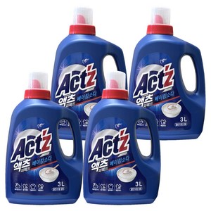 액츠 퍼펙트 베이킹소다 3.5L 액체세제, 4개