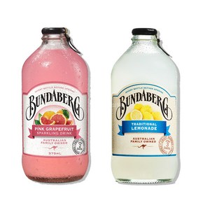 분다버그 2종믹스 핑크자몽 + 레몬에이드, 12개, 375ml