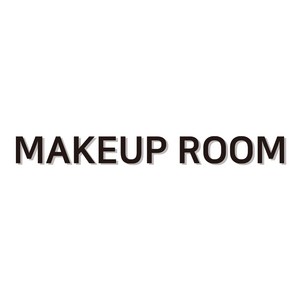 스튜디오투명 화장실 표지판, MAKEUP ROOM, 1개